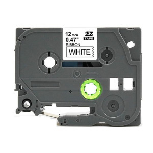 Taśma Wstążka Do Brother 12mm 4m Biała Tze-r231