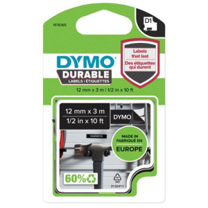 Taśma trwała DYMO D1 Durable 1978365 12mm czarna