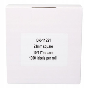 Taśma etykiety do Brother QL 23x23mm DK-11221
