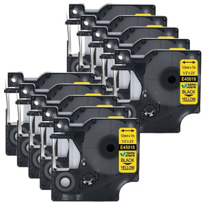 Taśma do DYMO D1 45018 12mm S0720580 zestaw 10 szt