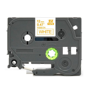 Taśma Wstążka Do Brother 12mm 4m Biała Tze-r234