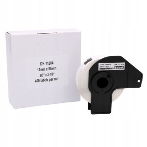 Etykiety do Brother QL 17x54mm DK-11204 uchwyt