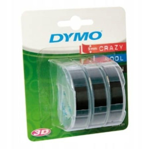 Taśma DYMO 3D wytłaczarka OMEGA JUNIOR x3 czarna
