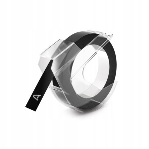 Taśma 3D do wytłaczarki DYMO Omega czarna 12mm