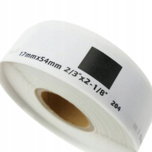 Taśma etykiety do Brother QL 17 x 54mm DK-11204