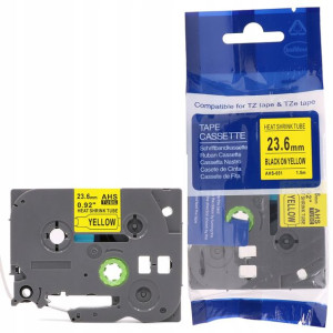 Rurka termokurczliwa do Brother HSe-651 24mm Żółta