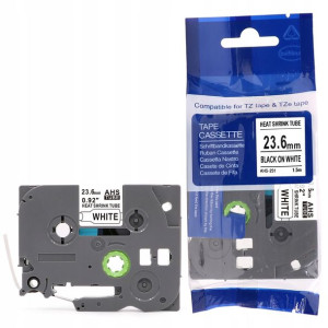 Rurka termokurczliwa do Brother HSe-251 24mm Biała