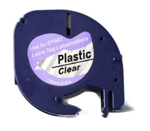Taśma do DYMO LetraTag 12mmx4m przeź 12268 S072154