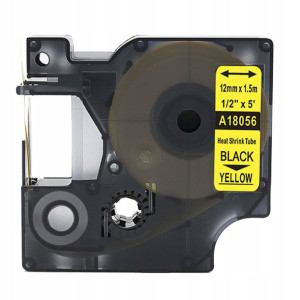 Rurka termokurczliwa do DYMO 12mm 1,5m żółta 18056