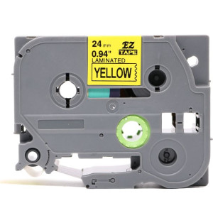 Taśma do Brother TZe-s651 24mm 8m żółta TZ-s651