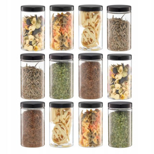 12x Słoik plastikowy 1250ml pojemnik 1,25L makaron