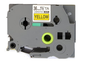 Taśma Do Brother Tz-661 36mm 8m Żółta Tze-661