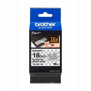Taśma Brother TZe-SE4 18mm 8m plombowa oryginalna