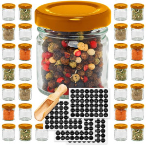 30x Słoik słoiki na przyprawy 40ml naklejki x192
