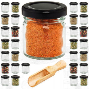 40x Słoik szklany Słoiczki na przyprawy miód 40ml