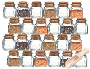 Szklany słoik słoiczek na przyprawy 120 ml 24 szt.