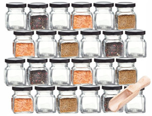 Szklany słoik słoiczek na przyprawy 120 ml 24 szt.