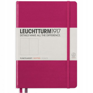 Notes Leuchtturm1917 medium Malinowy A5 w Kropki