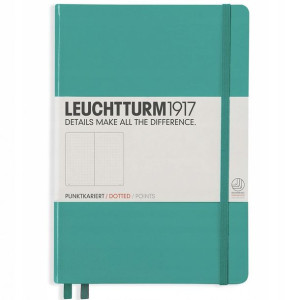 Notes Leuchtturm1917 medium Szmaragdowy A5 Kropki