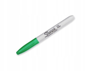 Sharpie marker permanentny Fine zielony 2025037