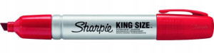Sharpie King Size Metal ścięty czerwony S0949840