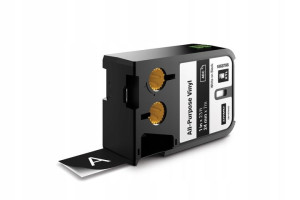 DYMO XTL taśma winylowa trwała 24mm Czarna 7m
