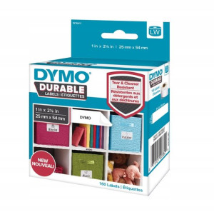 Etykiety odporne DYMO Durable 2112283 25x54 160szt