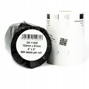 Etykiety Brother DK11240 102mmx51mm do drukarki QL