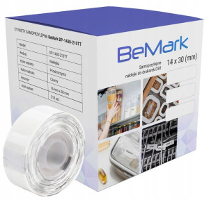BeMark naklejki foliowe termiczne D30 14x30 210szt