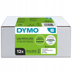Etykiety DYMO 99012 2093093 89x36mm biała 12 szt.