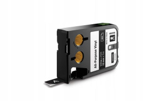 DYMO XTL taśma winylowa trwała 12mm Czarna 7m