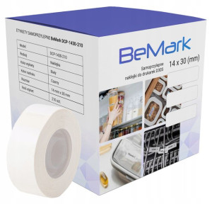 BeMark naklejki termiczne do D30S 14x30mm 210szt