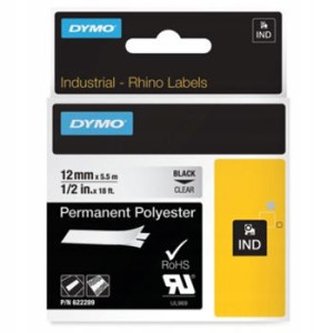 Taśma DYMO Rhino 622289 Poliester 12mm Oryginalna