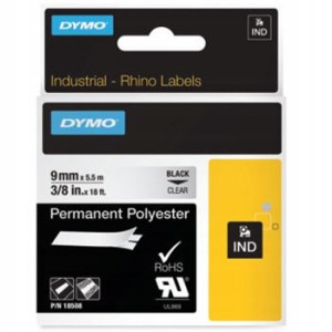 Taśma DYMO Rhino 18508 Poliester 9mm Oryginalna