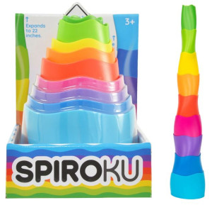 WIEŻA SPIROKU rozkładana piramidka Fat Brain Toys