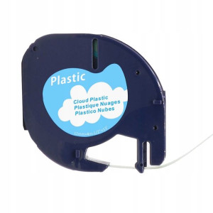 Taśma do DYMO LetraTag 12mmx4m chmury plastik