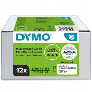 Etykiety DYMO 11354 2093095 57x32mm biała 12 szt.