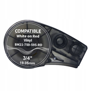 Taśma do Brady M21-750-595-RD 19,05mm 6m Czerwona