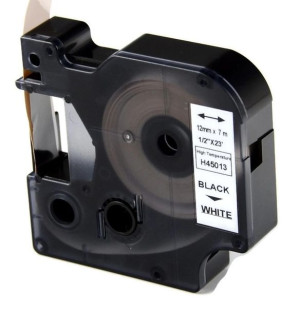 Taśma do DYMO D1 High temp H45013 biała 12mm