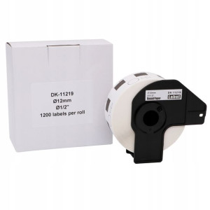 Etykiety do Brother QL 12mm DK-11219 uchwyt