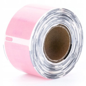 Etykiety do DYMO 99010 28x89 130szt różowe