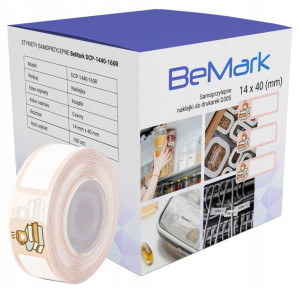 BeMark naklejki termiczne wzór D30S 14x40mm 160szt