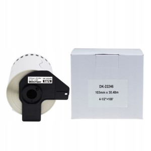 Taśma termiczna do BrotherQL 103mm DK-22246 uchwyt