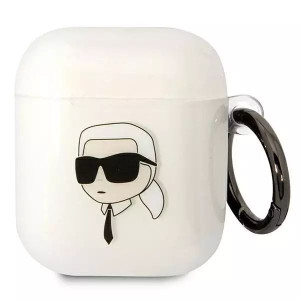 Etui ochronne na słuchawki Karl Lagerfeld do AirPods 1/2 cover Karl`s Head