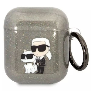 Etui ochronne na słuchawki Karl Lagerfeld do Airpods 1/2 cover Gliter