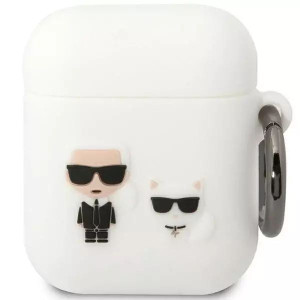 Etui ochronne na słuchawki Karl Lagerfeld do AirPods 1/2 cover Silicone