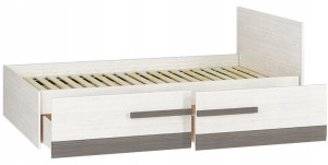 Łóżko młodzieżowe 120x200 stelaż meble BLANCO 17