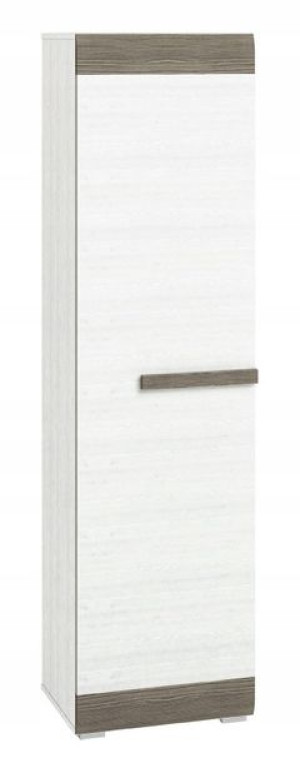 Szafa bieliźniarka regał 55 cm z półkami BLANCO 03