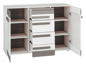 Komoda z szufladami salon biuro szafka BLANCO 07