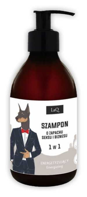 LaQ Doberman Szampon energetyzujący dla facetów 1w1 300ml